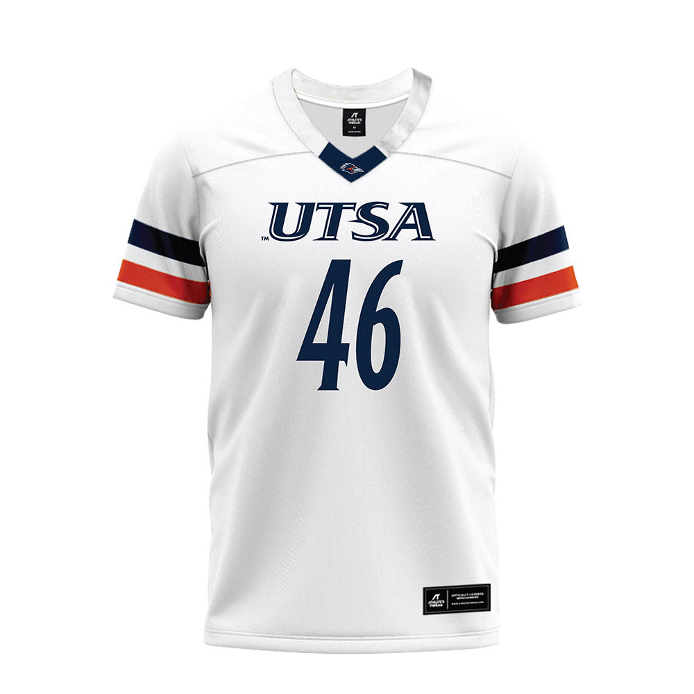UTSA - NCAA Football : Lane Rogers - White Premium Football Jersey-0