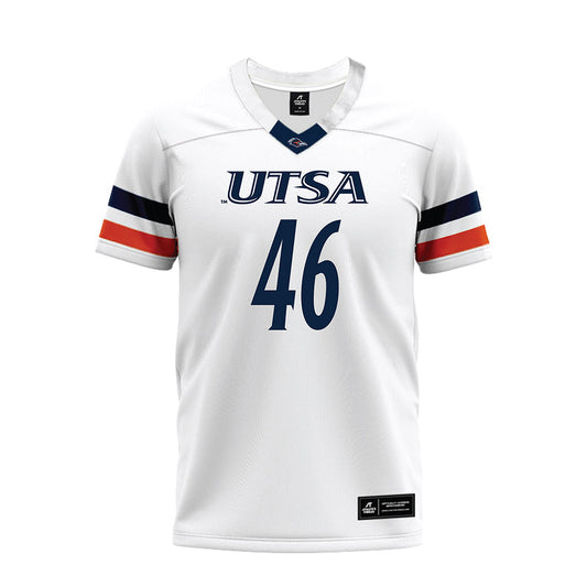 UTSA - NCAA Football : Lane Rogers - White Premium Football Jersey-0