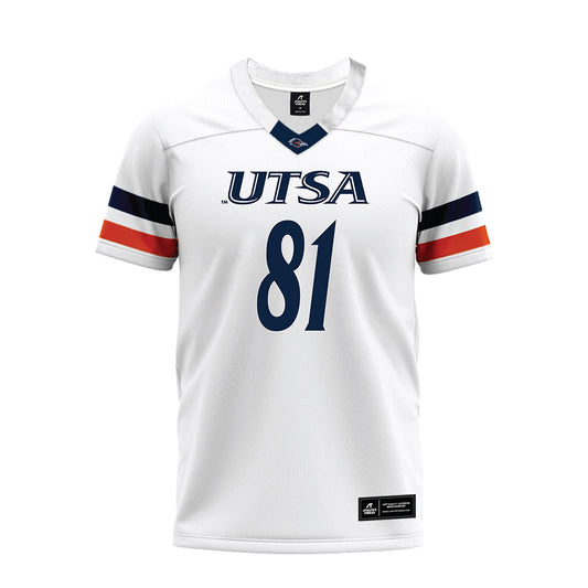 UTSA - NCAA Football : Miles Campbell - White Premium Football Jersey-0
