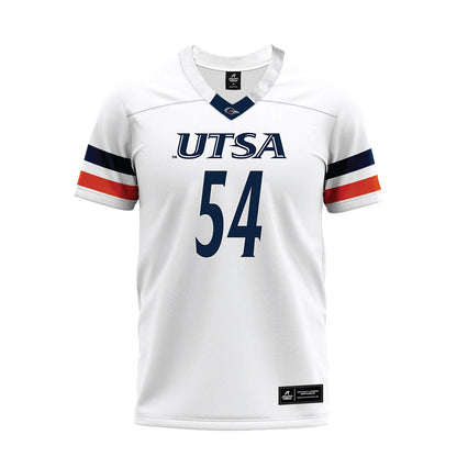 UTSA - NCAA Football : Davion Hurth - White Premium Football Jersey-0