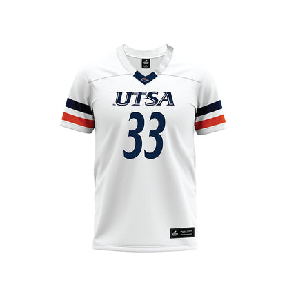 UTSA - NCAA Football : Mekhi Anderson - White Premium Football Jersey-0