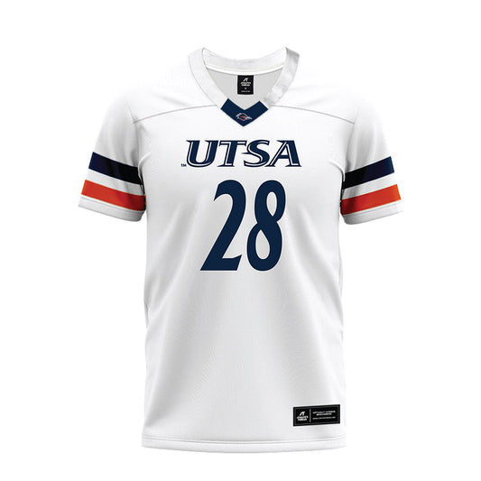 UTSA - NCAA Football : A'Marion Peterson - White Premium Football Jersey-0