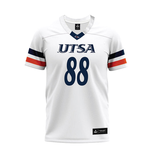 UTSA - NCAA Football : Elijah Baldwin - White Premium Football Jersey-0