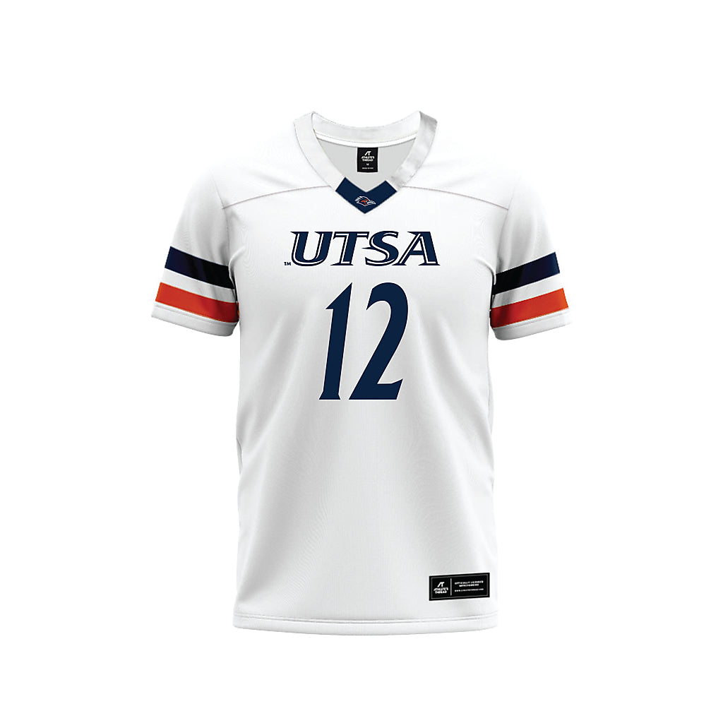 UTSA - NCAA Football : Max Gerlich - White Premium Football Jersey-0