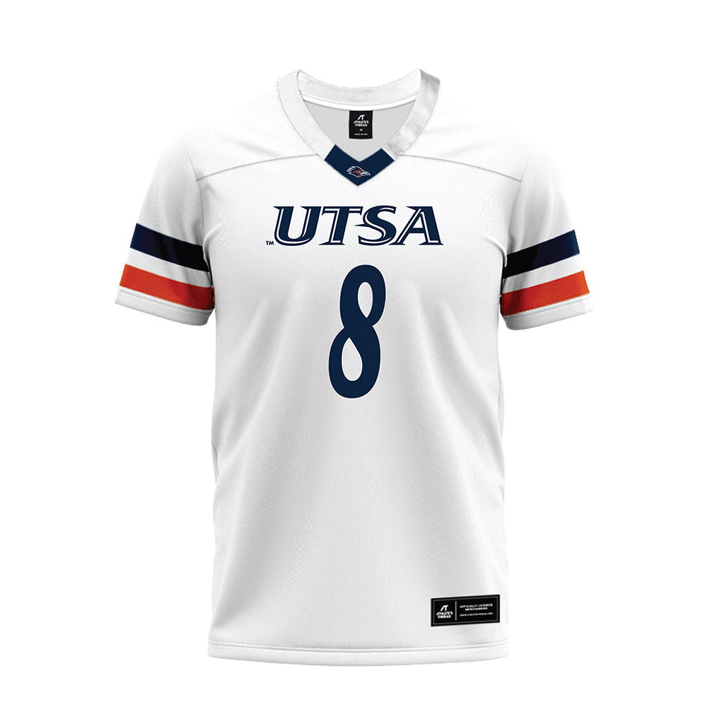 UTSA - NCAA Football : David Amador II - White Premium Football Jersey-0
