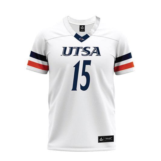 UTSA - NCAA Football : DJ Allen - White Premium Football Jersey-0