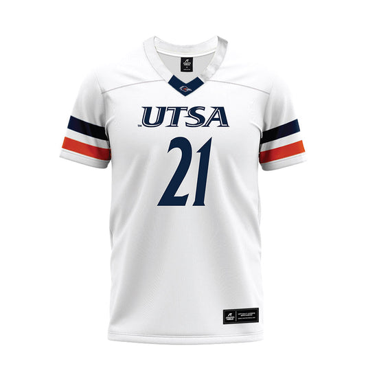 UTSA - NCAA Football : Jarvse Dickerson Jr - White Premium Football Jersey-0
