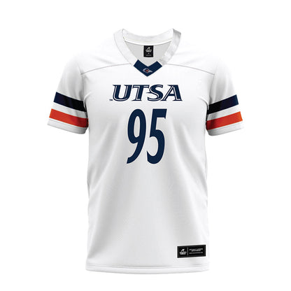 UTSA - NCAA Football : Drenon Fite III - White Premium Football Jersey-0