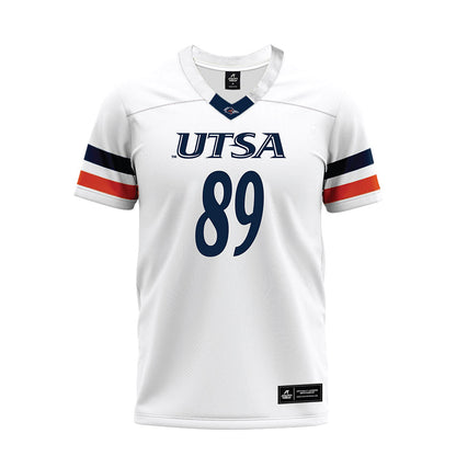 UTSA - NCAA Football : Brandon Young - White Premium Football Jersey-0