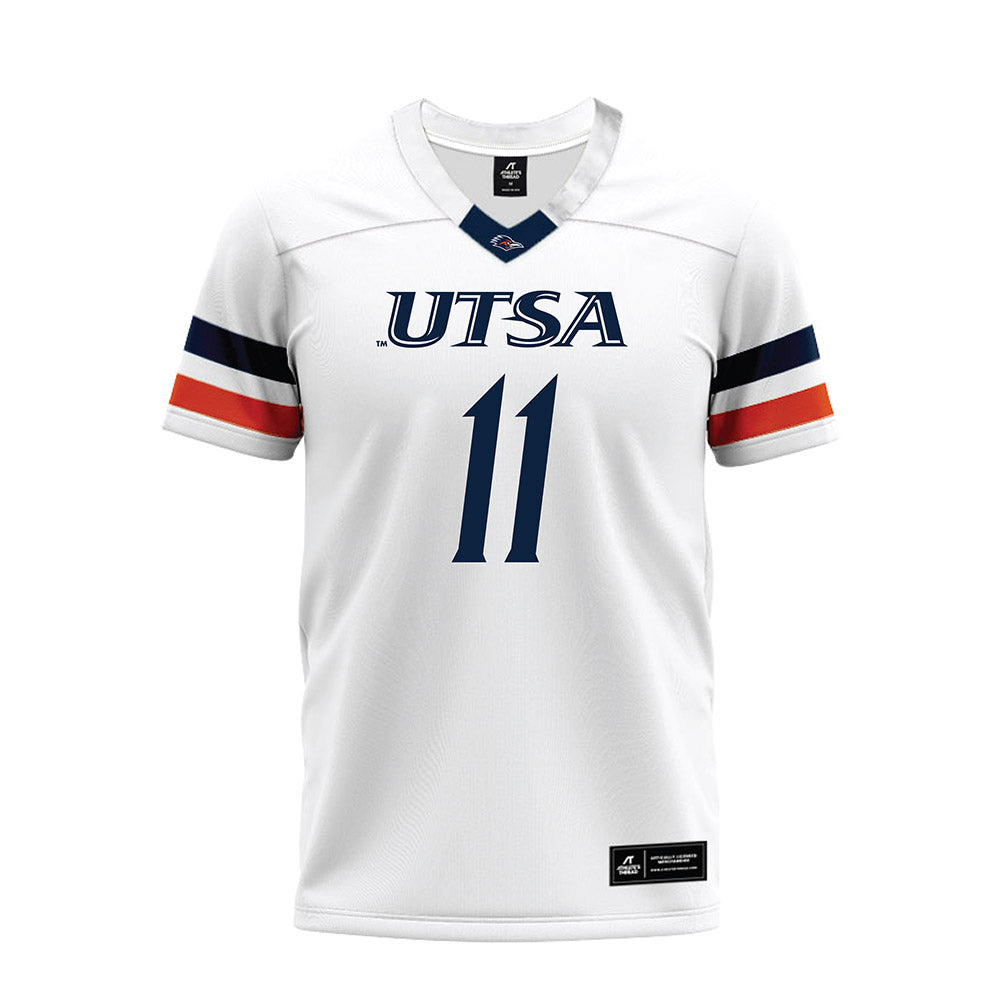 UTSA - NCAA Football : Cameron Upshaw Jr - White Premium Football Jersey-0
