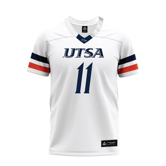 UTSA - NCAA Football : Cameron Upshaw Jr - White Premium Football Jersey-0