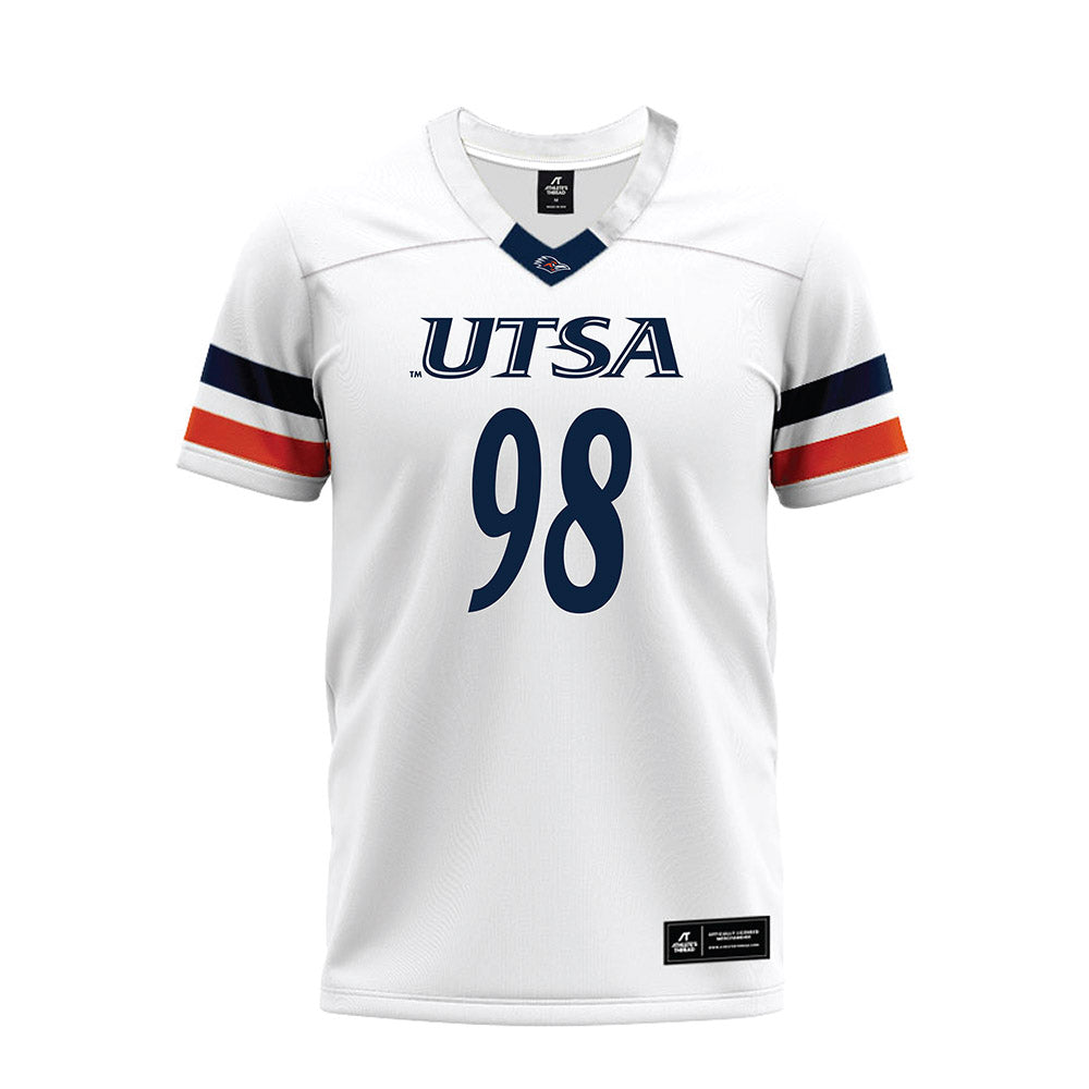 UTSA - NCAA Football : Jesse Perez - White Premium Football Jersey-0