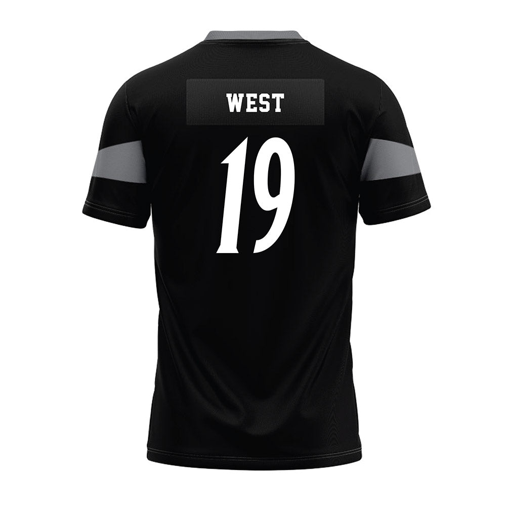 UTSA - NCAA Football : Tyrone West - Black Premium Football Jersey-1