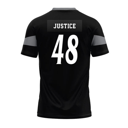 UTSA - NCAA Football : King Justice - Black Premium Football Jersey-1
