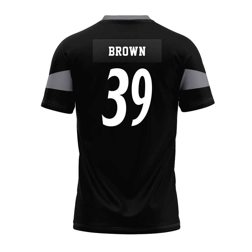 UTSA - NCAA Football : Lawrence Brown - Black Premium Football Jersey-1