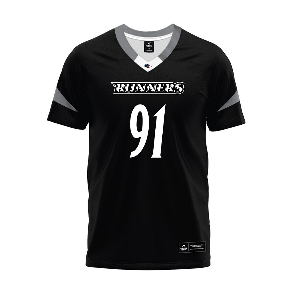 UTSA - NCAA Football : Jusiah Sampleton - Black Premium Football Jersey-0