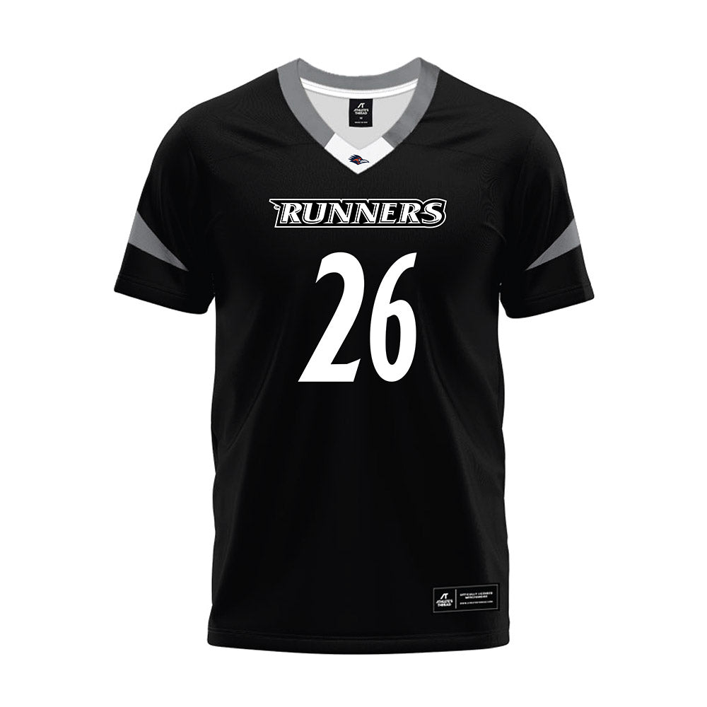 UTSA - NCAA Football : Tangoh Njoh - Black Premium Football Jersey-0