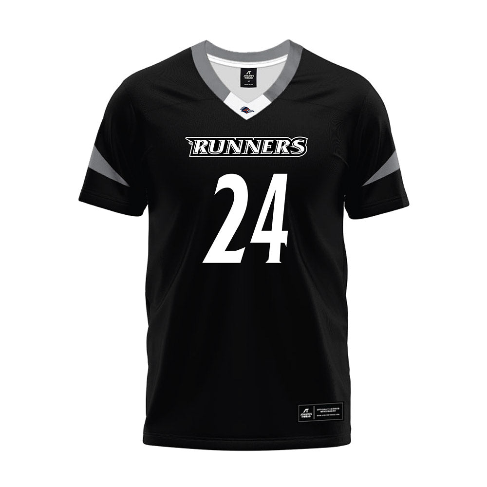 UTSA - NCAA Football : RJ Lester - Black Premium Football Jersey-0