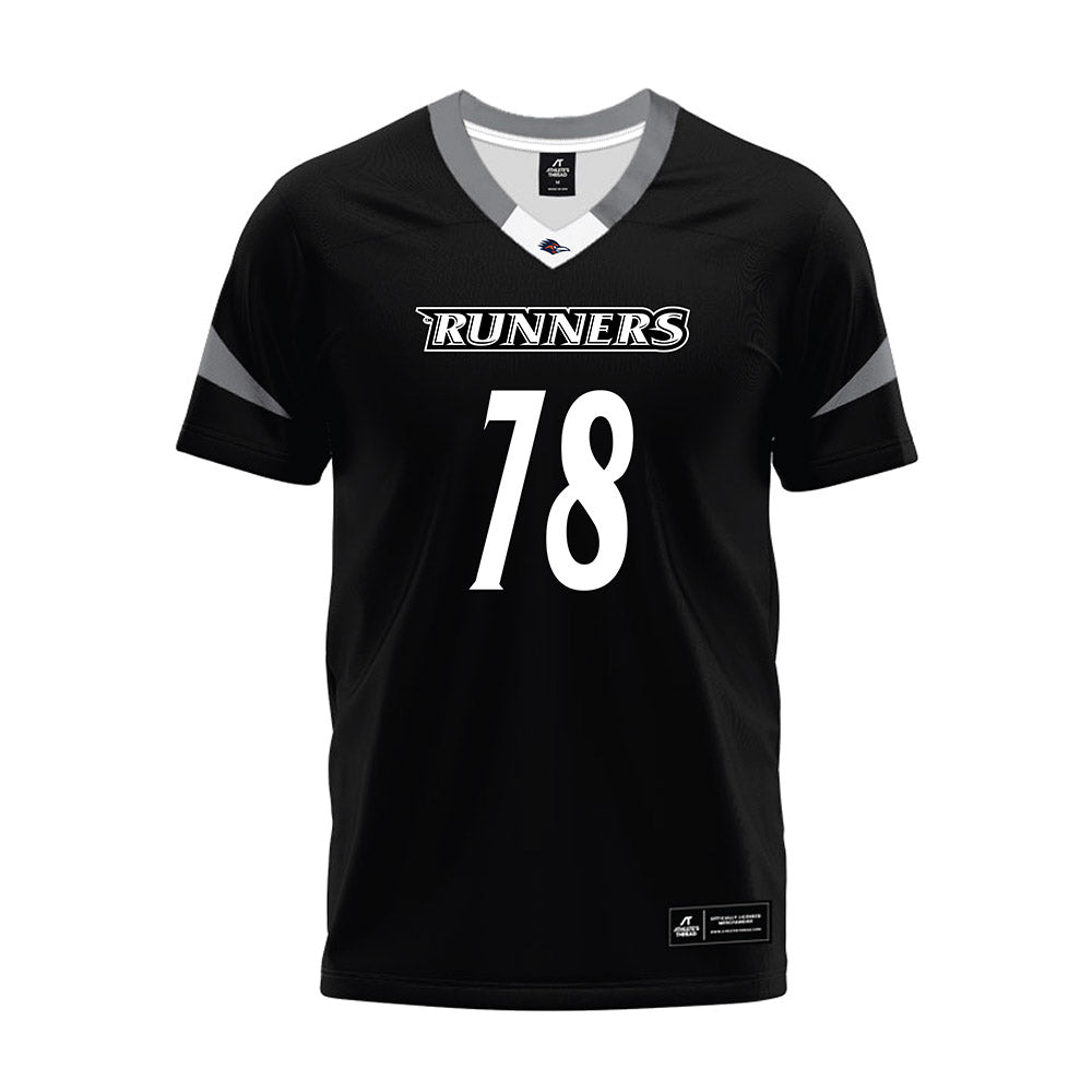UTSA - NCAA Football : Jonah Miller - Black Premium Football Jersey-0