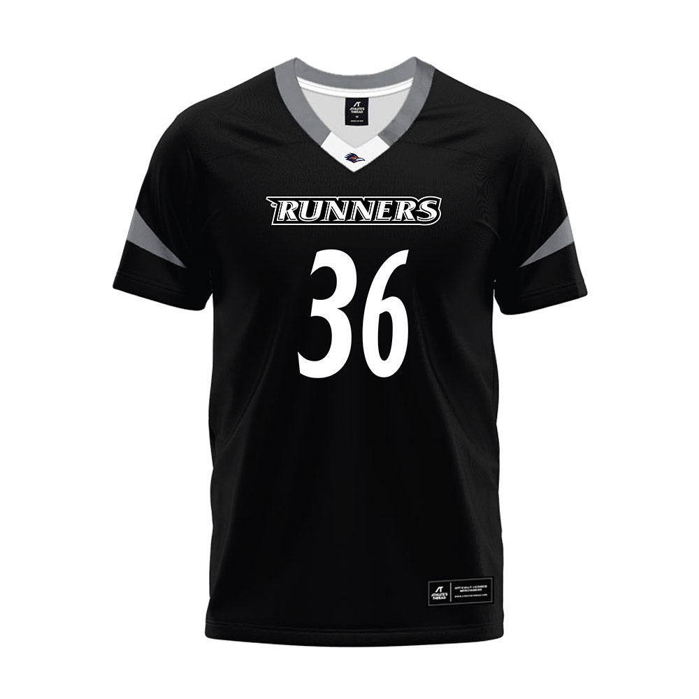 UTSA - NCAA Football : T.J. Laurent - Black Premium Football Jersey-0