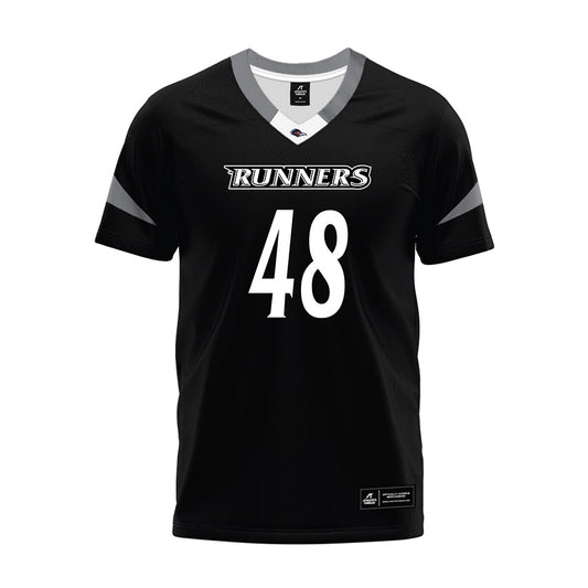 UTSA - NCAA Football : King Justice - Black Premium Football Jersey-0