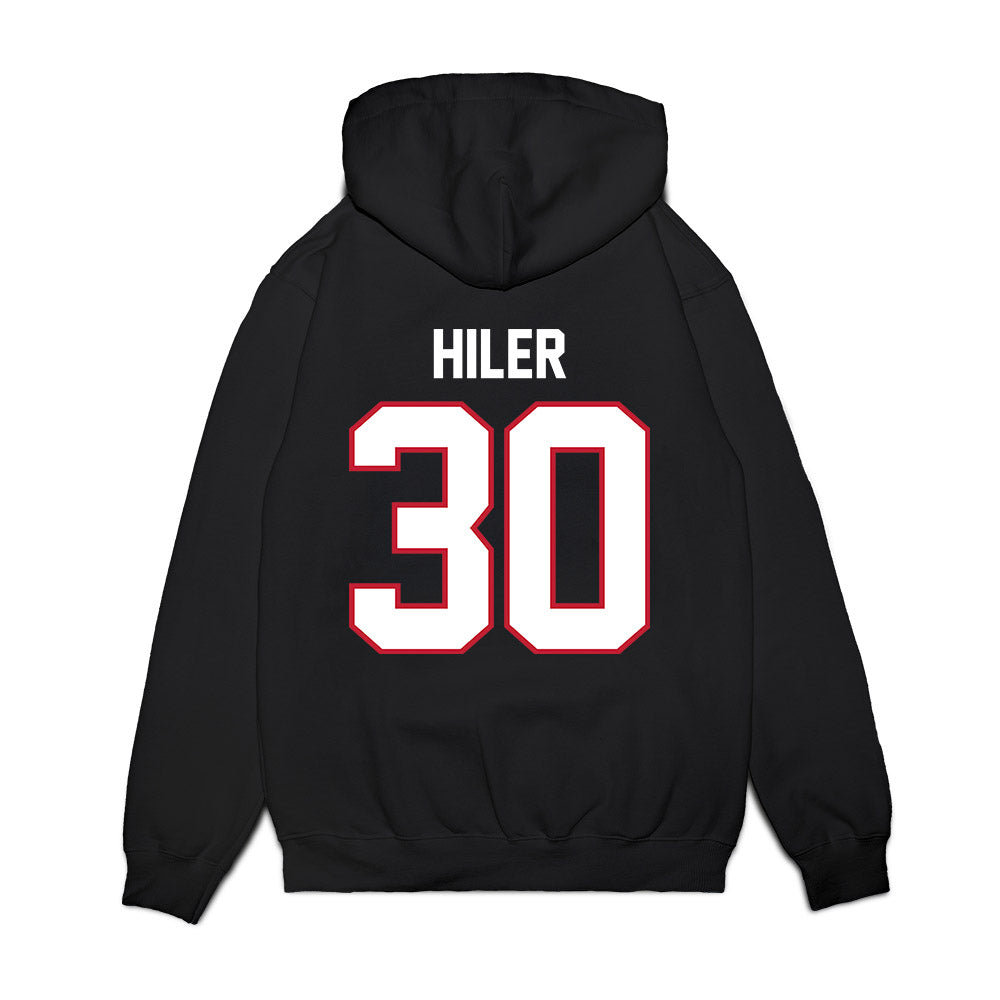 Arizona - NCAA Football : Xaier Hiler - Vintage Helmet Premium Hooded Sweatshirt-1