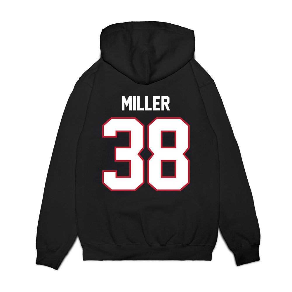 Arizona - NCAA Football : Aiden Miller - Vintage Helmet Premium Hooded Sweatshirt-1