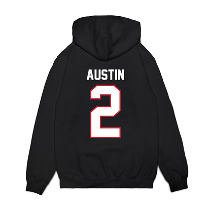 Arizona - NCAA Football : Daylen Austin - Vintage Helmet Premium Hooded Sweatshirt-1