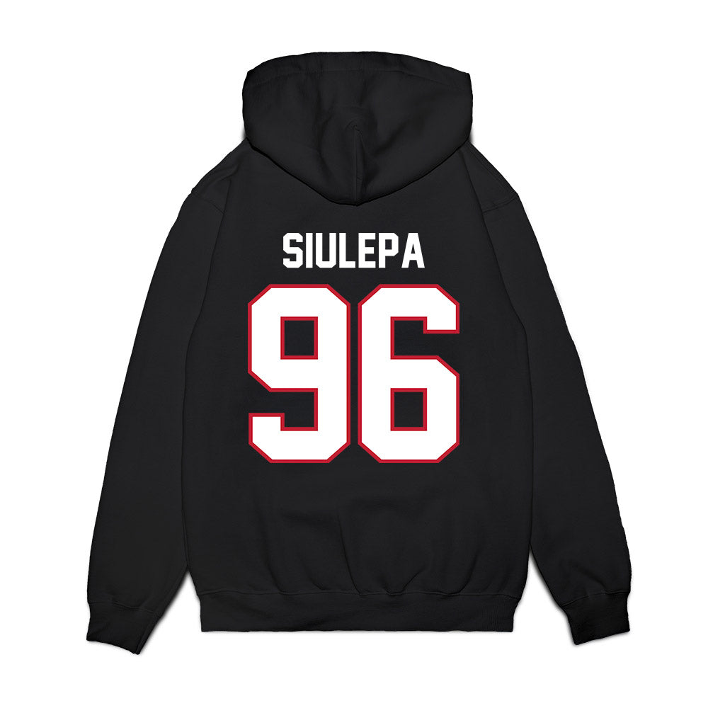 Arizona - NCAA Football : Zac Siulepa - Vintage Helmet Premium Hooded Sweatshirt-1