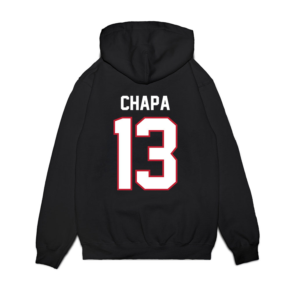 Arizona - NCAA Football : Cam Chapa - Vintage Helmet Premium Hooded Sweatshirt-1