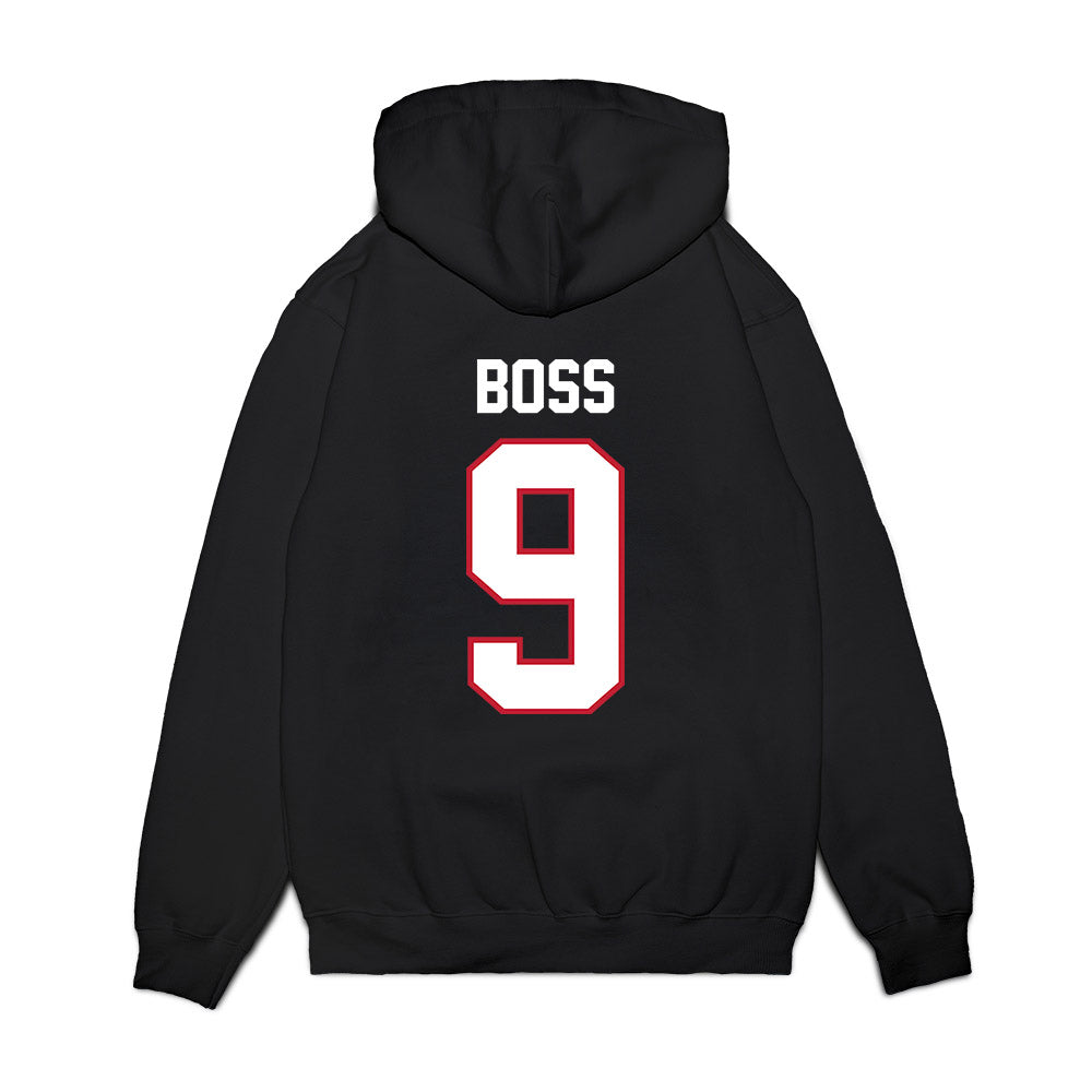 Arizona - NCAA Football : Tyrese Boss - Vintage Helmet Premium Hooded Sweatshirt-1