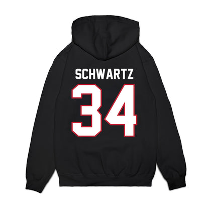Arizona - NCAA Football : Carter Schwartz - Vintage Helmet Premium Hooded Sweatshirt-1