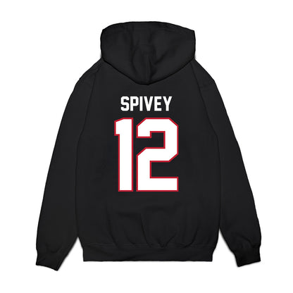 Arizona - NCAA Football : Tre Spivey - Vintage Helmet Premium Hooded Sweatshirt-1