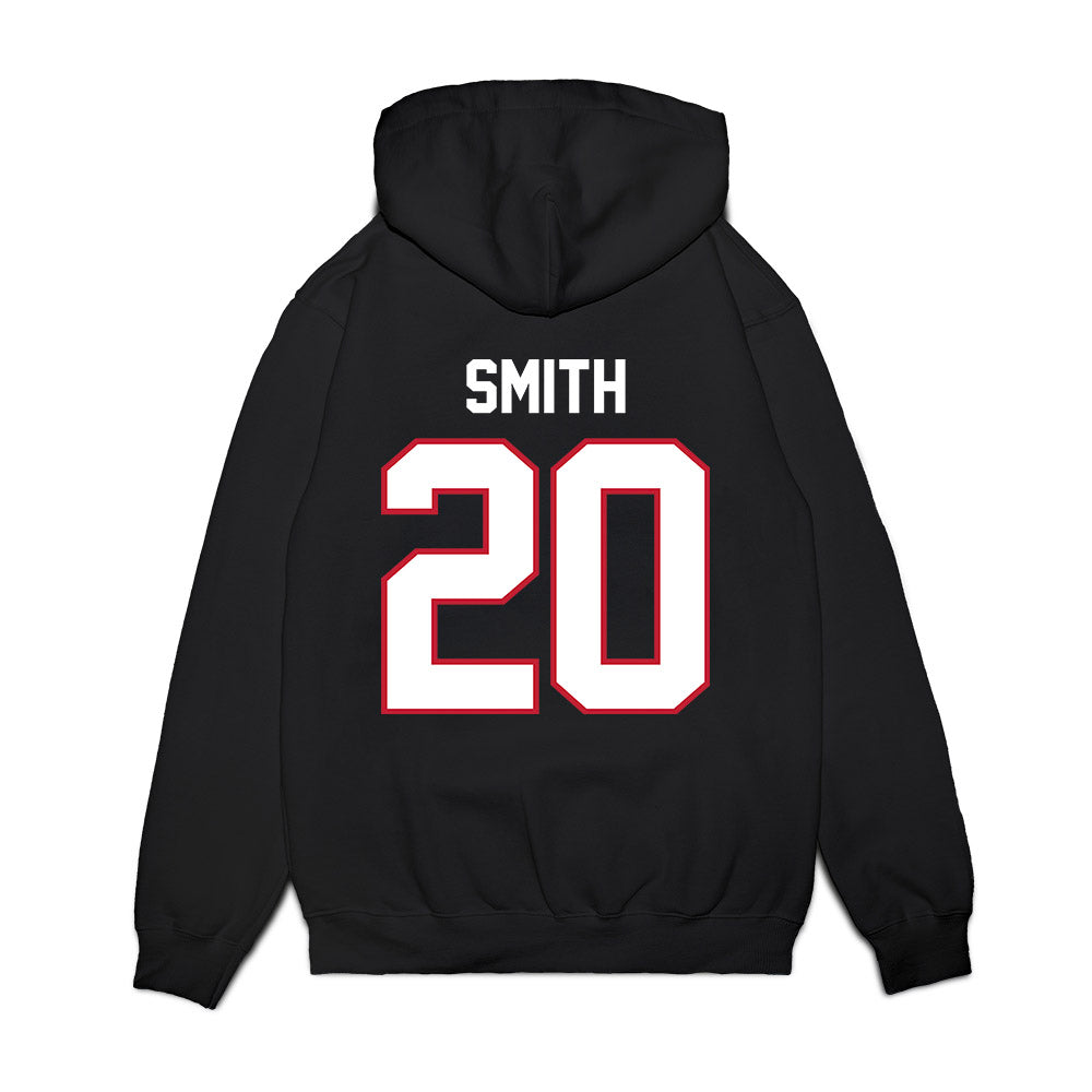 Arizona - NCAA Football : Caleb Smith - Vintage Helmet Premium Hooded Sweatshirt-1