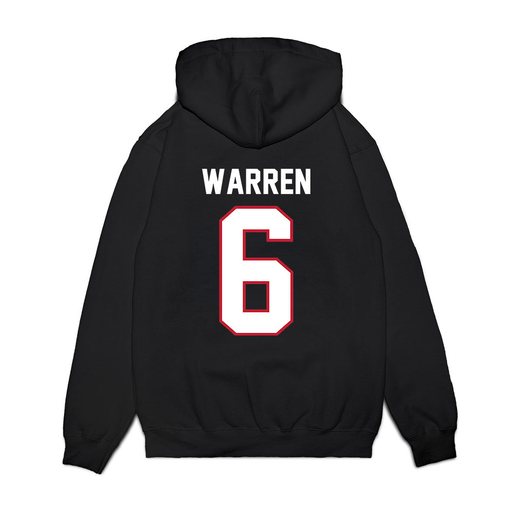 Arizona - NCAA Football : Cornelius Warren - Vintage Helmet Premium Hooded Sweatshirt-1