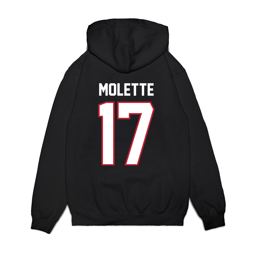 Arizona - NCAA Football : Lee Molette - Vintage Helmet Premium Hooded Sweatshirt-1