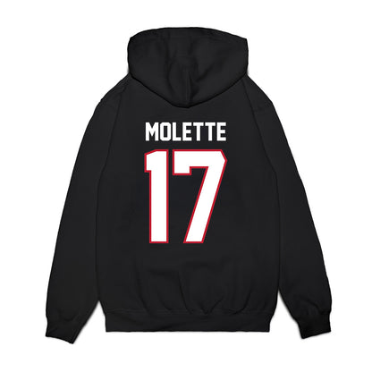Arizona - NCAA Football : Lee Molette - Vintage Helmet Premium Hooded Sweatshirt-1