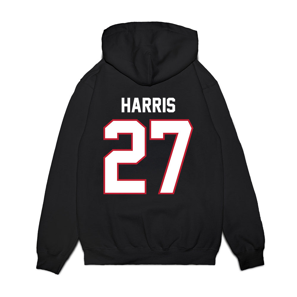 Arizona - NCAA Football : Keytrin Harris - Vintage Helmet Premium Hooded Sweatshirt-1