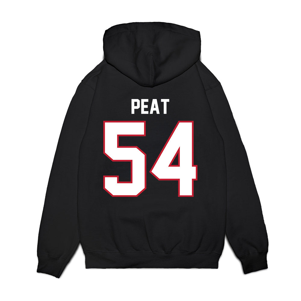 Arizona - NCAA Football : Keona Peat - Vintage Helmet Premium Hooded Sweatshirt-1