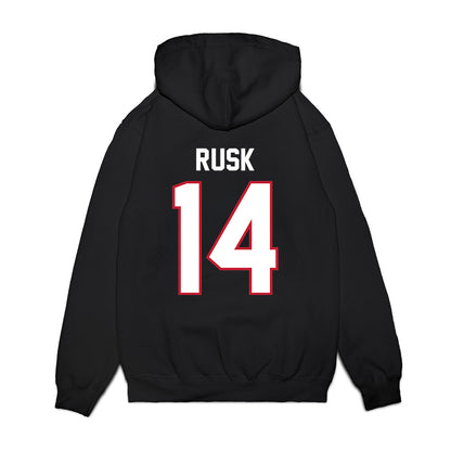 Arizona - NCAA Football : Cole Rusk - Vintage Helmet Premium Hooded Sweatshirt-1