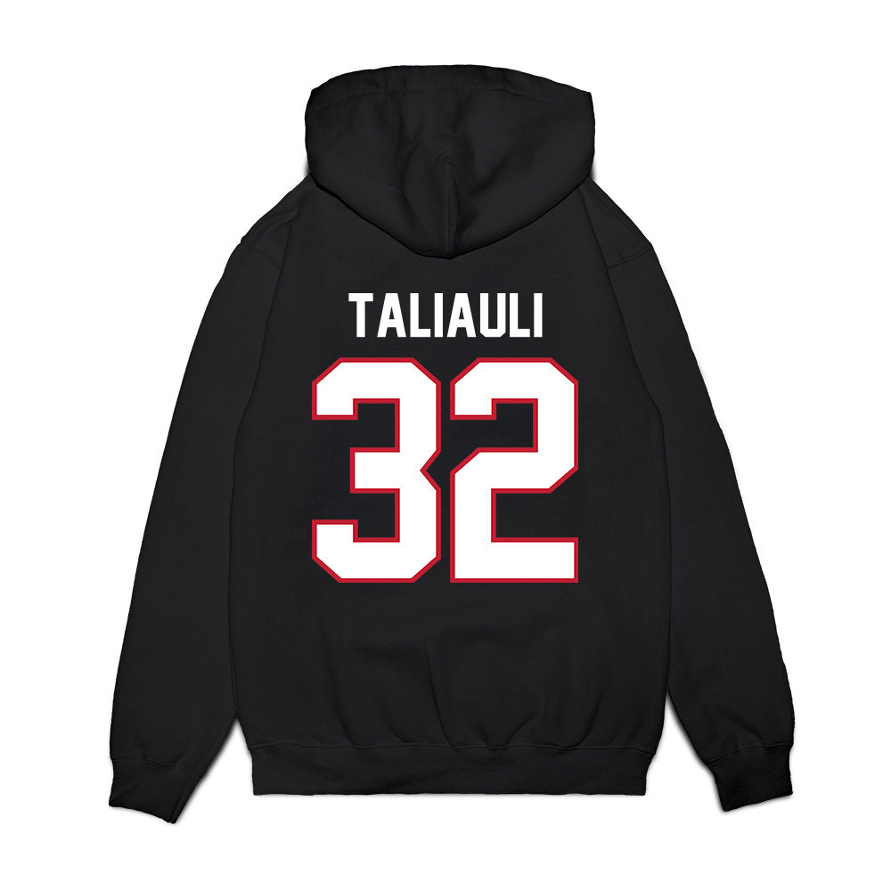 Arizona - NCAA Football : Nela Taliauli - Vintage Helmet Premium Hooded Sweatshirt-1