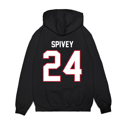 Arizona - NCAA Football : Kingston Spivey - Vintage Helmet Premium Hooded Sweatshirt-1