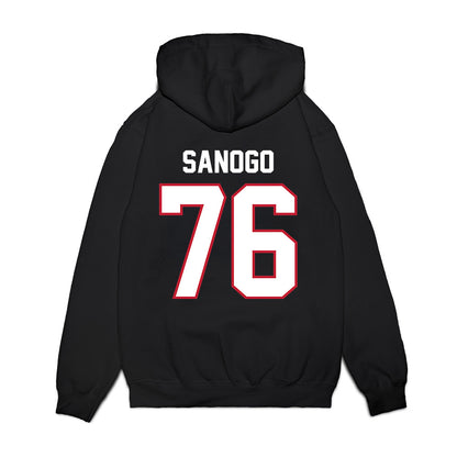 Arizona - NCAA Football : Khalil Sanogo - Vintage Helmet Premium Hooded Sweatshirt-1