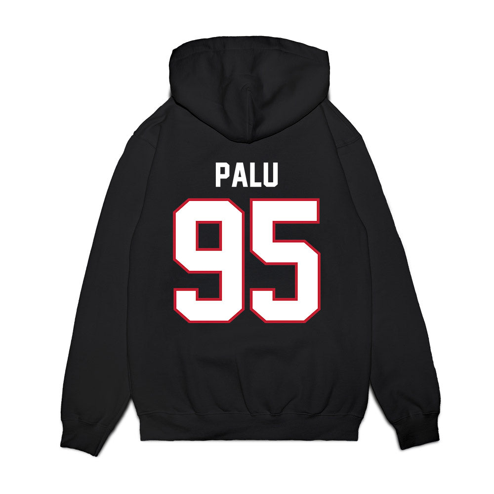 Arizona - NCAA Football : Leroy Palu - Vintage Helmet Premium Hooded Sweatshirt-1