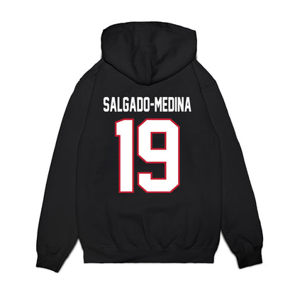 Arizona - NCAA Football : Michael Salgado-Medina - Vintage Helmet Premium Hooded Sweatshirt-1