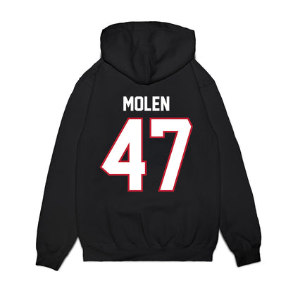 Arizona - NCAA Football : Broden Molen - Vintage Helmet Premium Hooded Sweatshirt-1