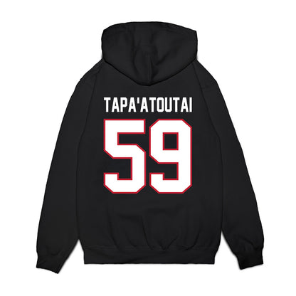 Arizona - NCAA Football : Rhino Tapa'atoutai - Vintage Helmet Premium Hooded Sweatshirt-1