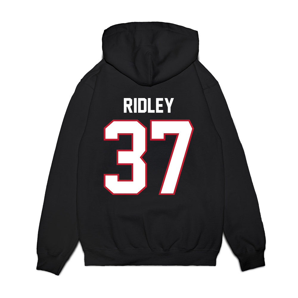 Arizona - NCAA Football : Chase Ridley - Vintage Helmet Premium Hooded Sweatshirt-1
