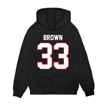 Arizona - NCAA Football : Kason Brown - Vintage Helmet Premium Hooded Sweatshirt-1