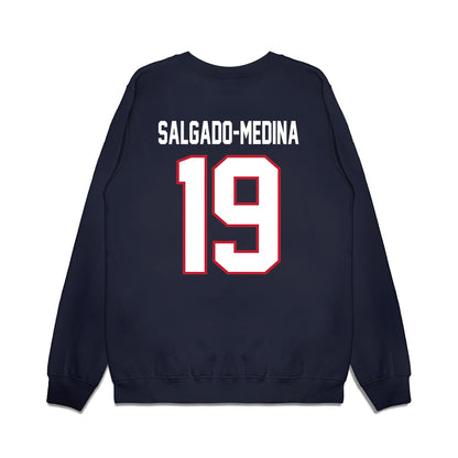 Arizona - NCAA Football : Michael Salgado-Medina - Vintage Helmet Premium Crewneck Sweatshirt-1
